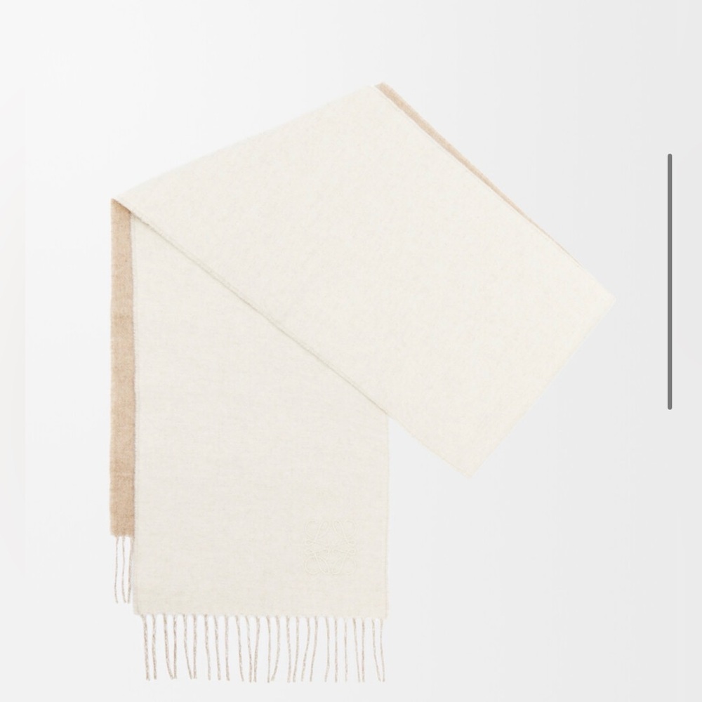 Loewe Beige and Cream Scarf - Picture 2 of 10